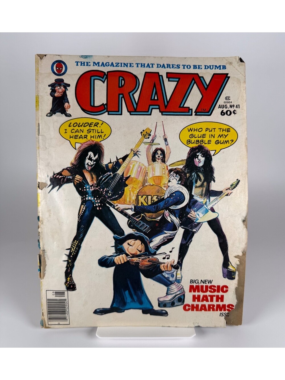 Crazy 41 A Marvel Magazine Featuring KISS Band Cover Volume 1 By Stan Lee 1978